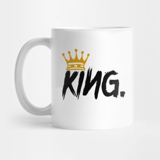 KING (Black) Mug